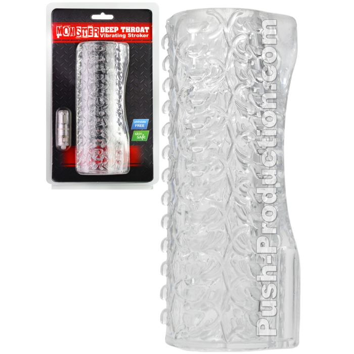 Push Monster - Deep Throat Vibrating Stroker main product photo