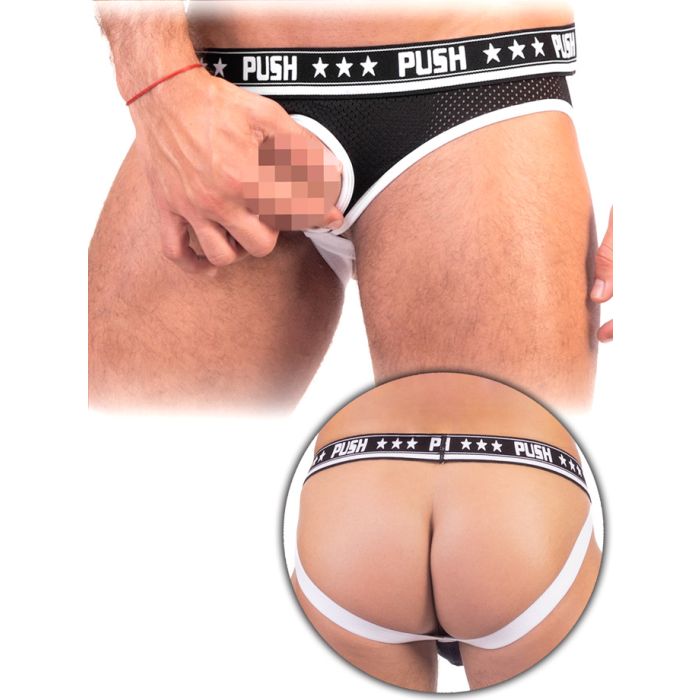 Push - Cockfoster Premium Mesh - Noir/blanc main product photo
