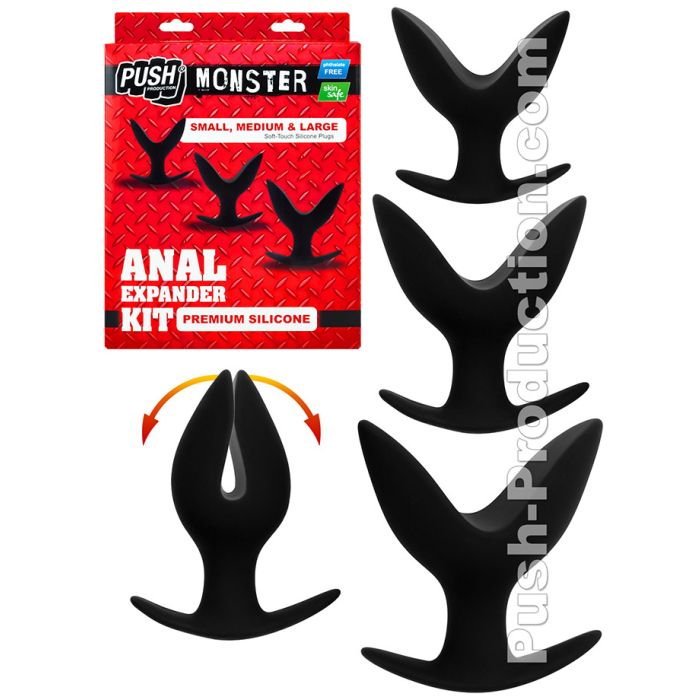 Push Monster - Premium Silicone Anal Expander Kit main product photo