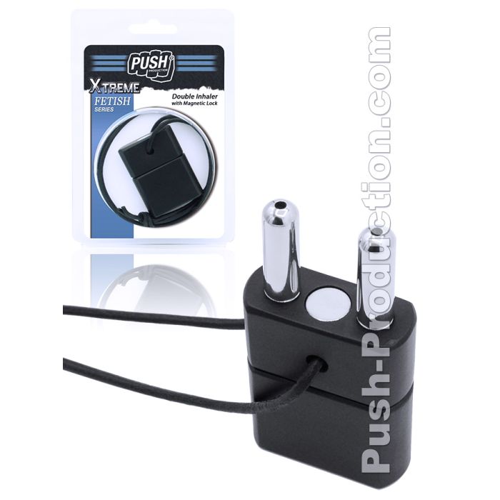 Push Xtreme Fetish - Double Inhalateur de poppers - Noir main product photo