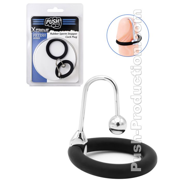 Push Xtreme - Rubber Sperm Stopper Cock Plug main product photo