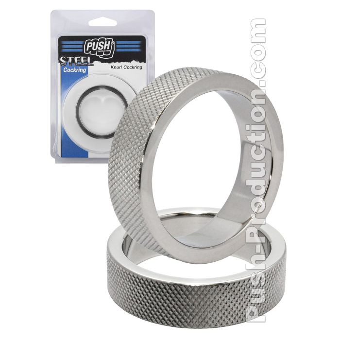 Cockring moleté Knurl - Push Steel main product photo