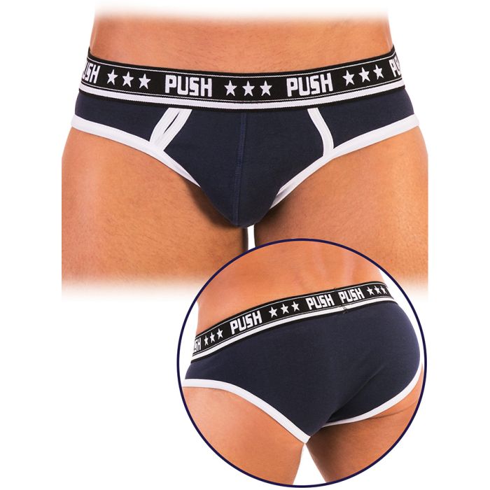 Push - Slip Premium Cotton - Marine/blanc main product photo