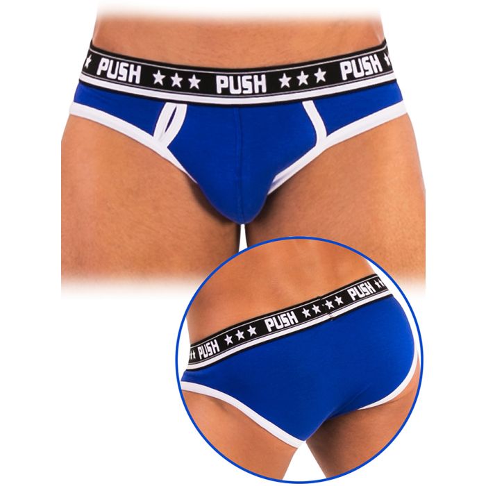 Push - Slip Premium Cotton - Royal/blanc main product photo