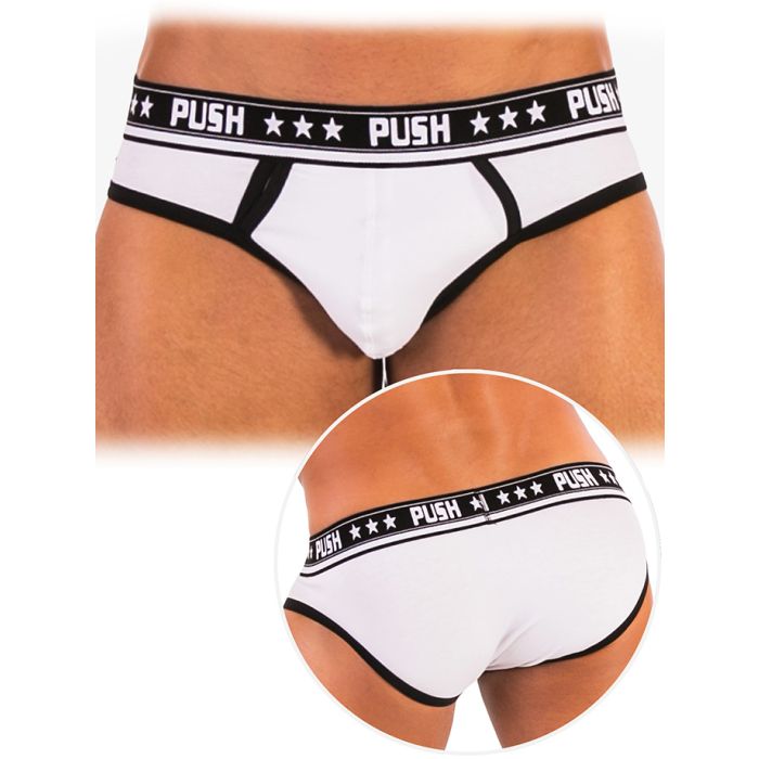 Push - Slip Premium Cotton - Blanc/noir main product photo