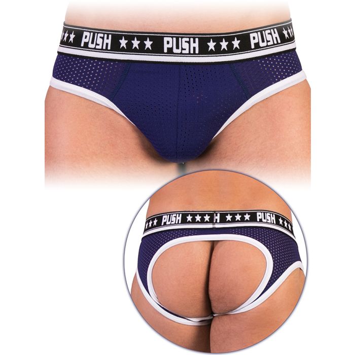 Push - Slip Premium Mesh Hole - Marine/blanc main product photo