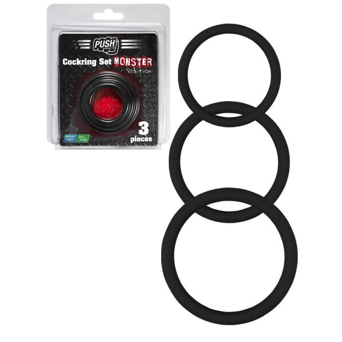 Push Monster - Cockring Silicone Set main product photo