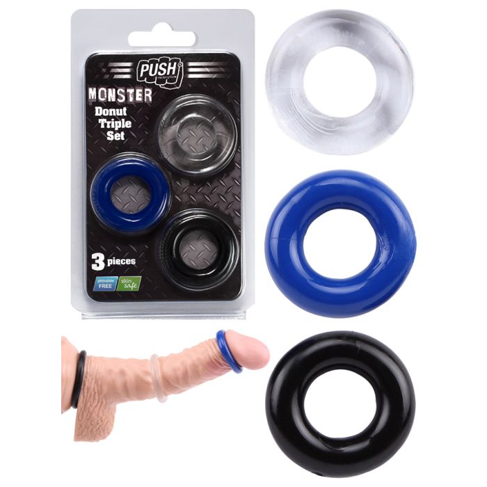 Push Monster - Cockrings Donut Triple Set main product photo