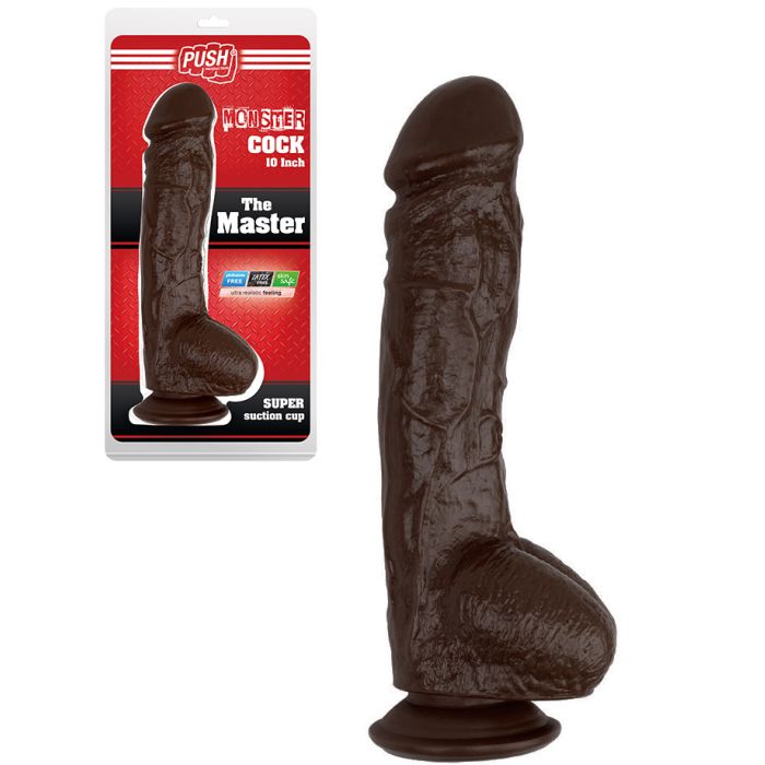 Gode Push Monster - The Master 25,5 cm Marron main product photo