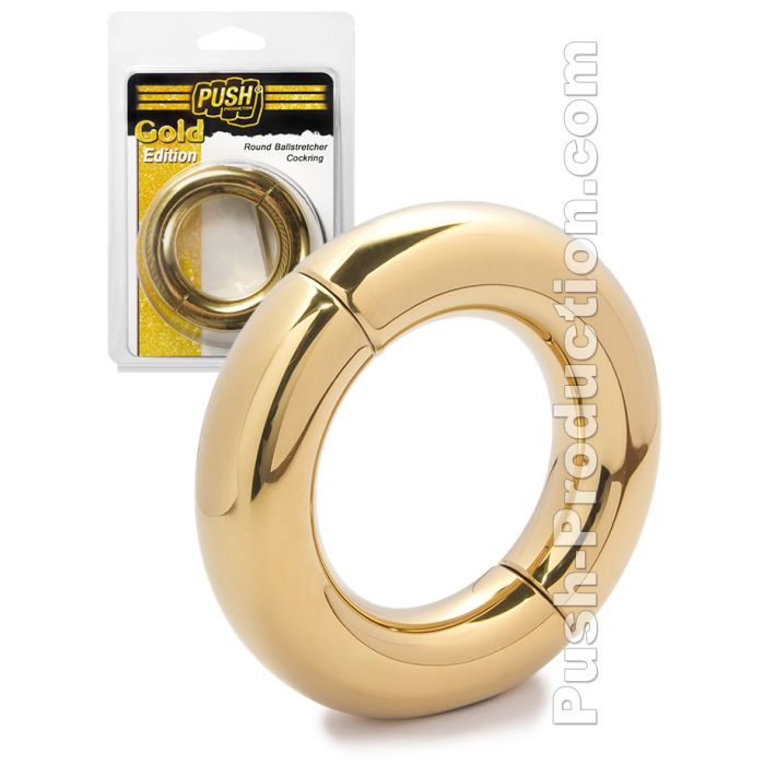 Push Gold Edition - Round Ballstretcher Cockring main product photo