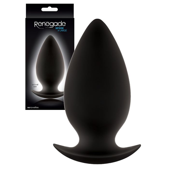 Renegade - Spade Silicone Anal Plug - XL main product photo
