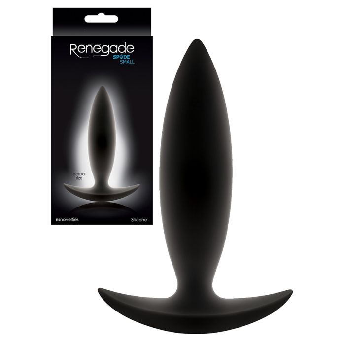Renegade - Spade Silicone Anal Plug - Small main product photo