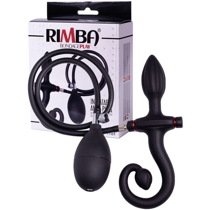 Inflatable Dog Tail Anal Plug avec Double Ballon main product photo
