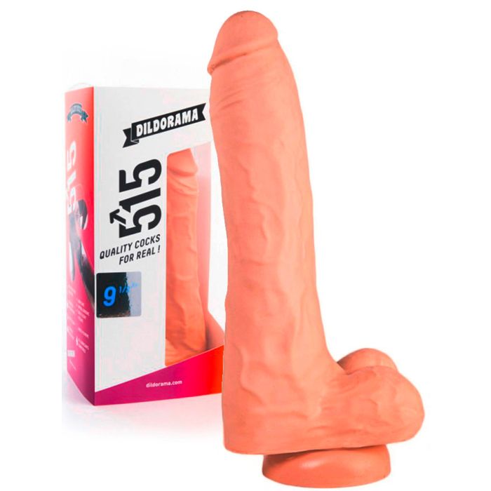 Gode de 25,5 couleur peau à ventouse - Dildorama main product photo