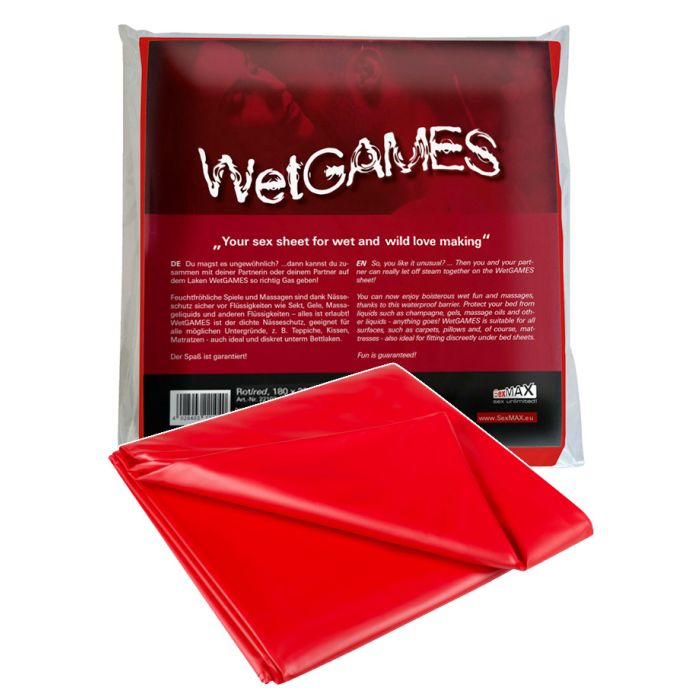 WetGAMES Sex-Sheet - Red 180x220 cm main product photo