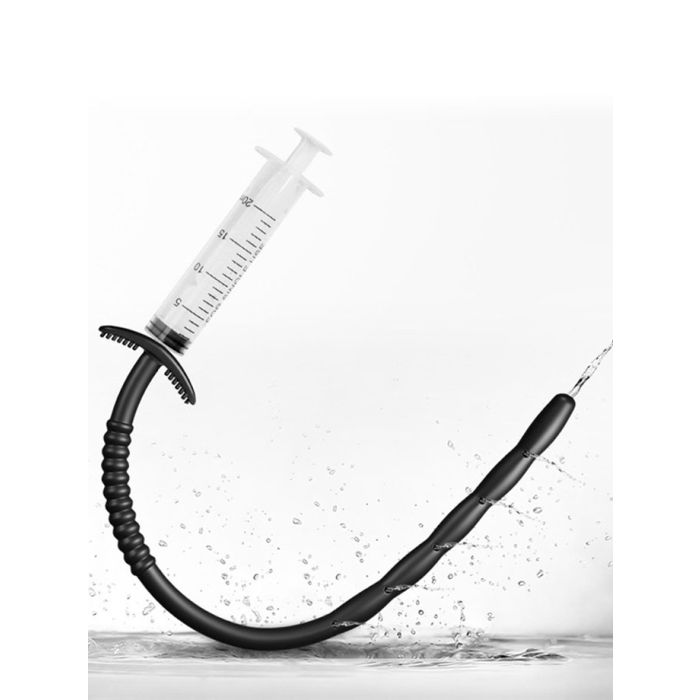 Silicone dilator with holes and syringe main product photo