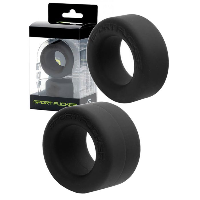 Sport Fucker Nutt Job Cockring Set - Noir main product photo