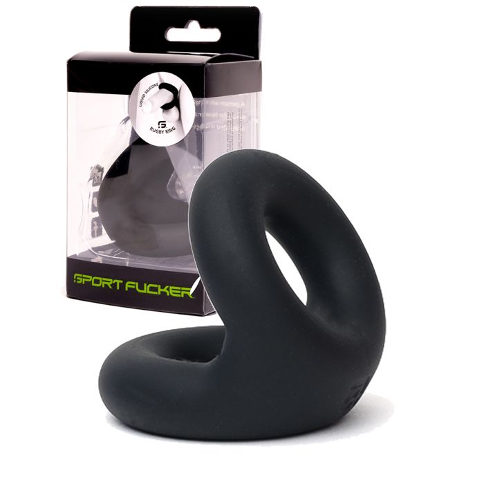 Sport Fucker Cockring Rugby - Noir main product photo