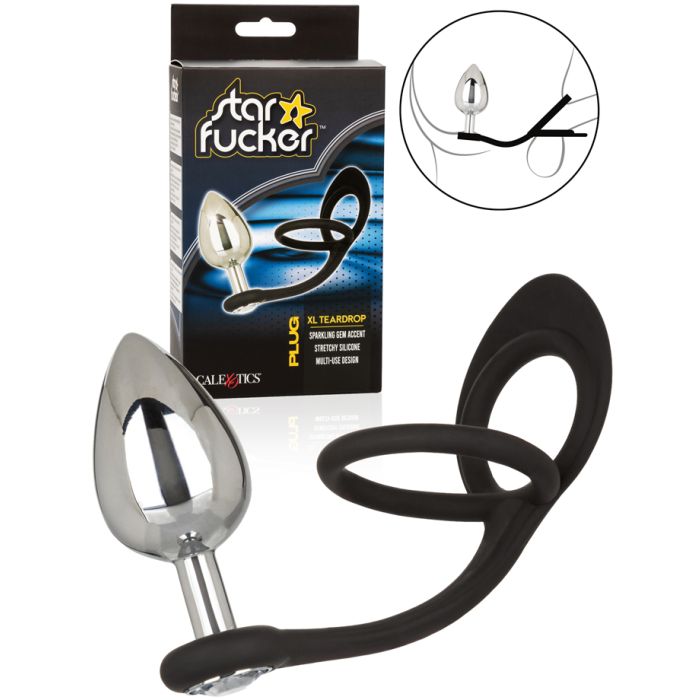 Star Fucker - XL Teardrop Plug Silicone Cock Enhancer main product photo