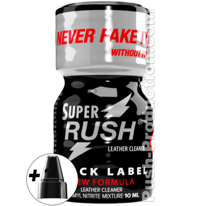 Poppers Super Rush Black Label small + Adapter main product photo