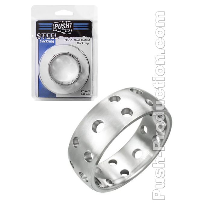 Push Steel - Hot & Cold Drilled Cockring - 25mm main product photo