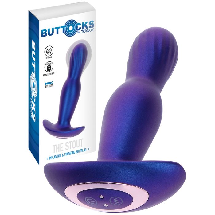 The Stout Inflatable & Vibrating Anal Plug main product photo