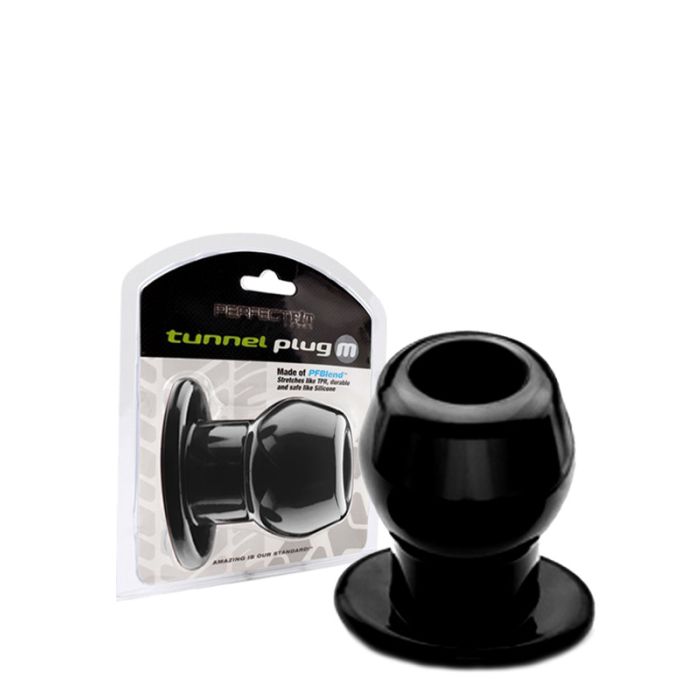 Ass Tunnel Plug Noir - Medium main product photo